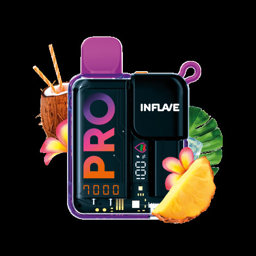 Электронная сигарета Inflave Pro 7000 затяжек Гавайская Свежесть